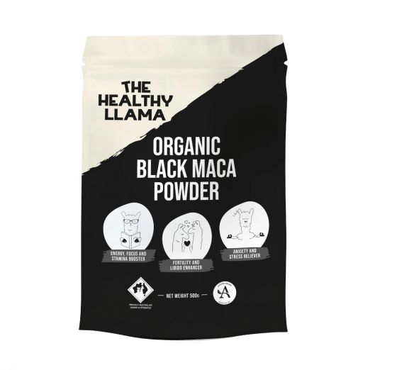 Organic Black Maca Powder 500g Good N Natural
