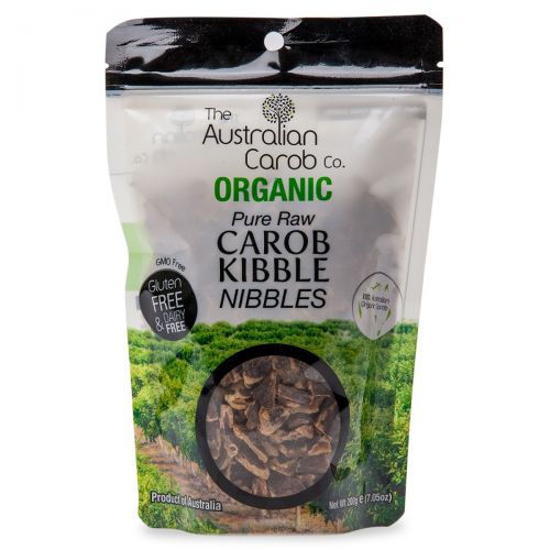 Organic Carob Kibble Nibble Raw 200g