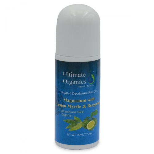 Organic Deodorant Roll On 75ml-Lemon Myrtle & Bergamot