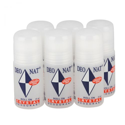 Crystal Deodorant Roll On 6 x 65g