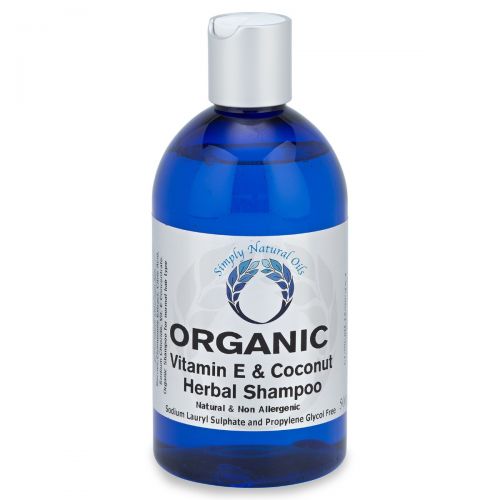 Organic Vitamin E & Coconut Herbal Shampoo 500ml