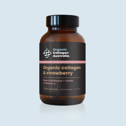 Organic Collagen & Strawberry 120s – Beauty Brilliance