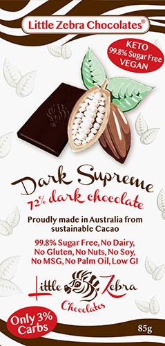 Keto Dark Chocolate 73% Dark Supreme 85g x 12