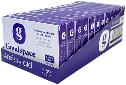 Goodspace Anxiety Aid Chewing Gum (10 Pieces) x 12 (Carton)