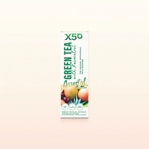 X50 Green Tea Vita Matcha Summer Fruits 6 Sachets x 12 (Counter Display)