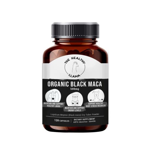 Organic Black Maca Caps 500mg 120s `