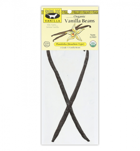 Organic Vanilla Beans (2 Pack) Planifolia