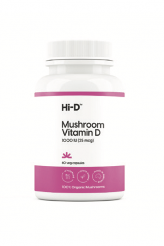 Mushroom Vitamin D 1000IU 60 Caps