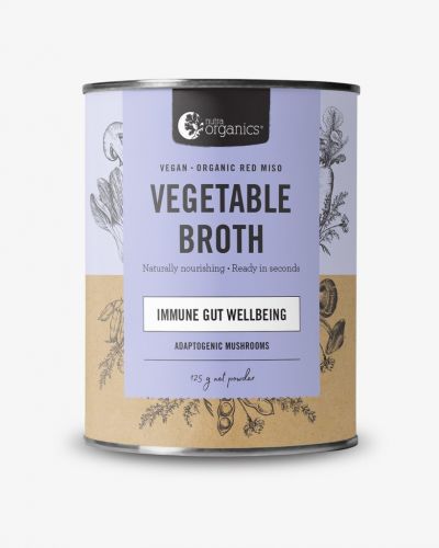 Vegetable Broth Powder Adaptogenic Mushrooms 125g Cannister